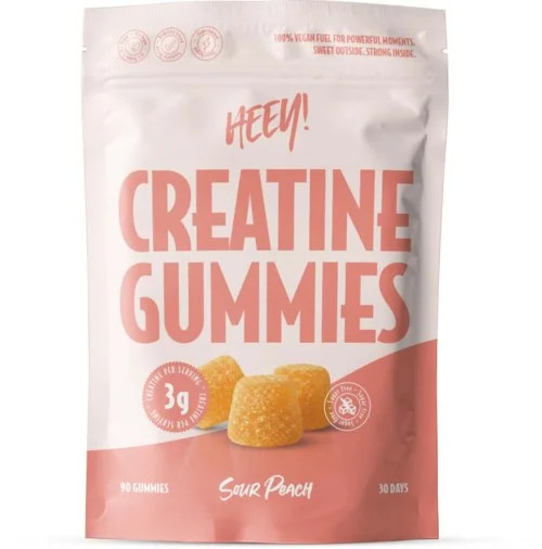 Heey! Creatine Gummies Sour Peach 90 stk v:5971120