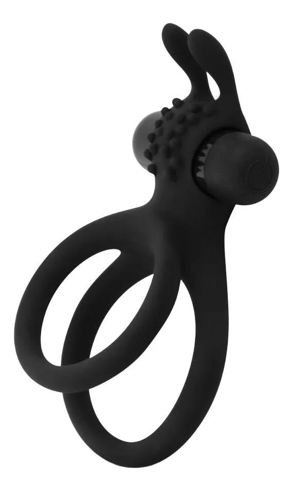 EasyToys Double Vibrating Rabbit Cock Ring v:4435770