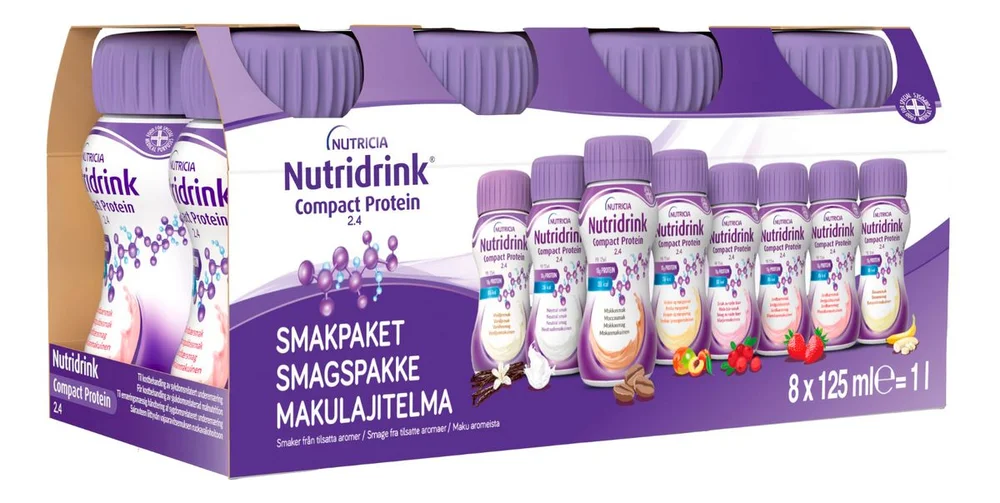 Nutridrink Compact Protein Startpakke – 8 x 125 ml. v:4991601