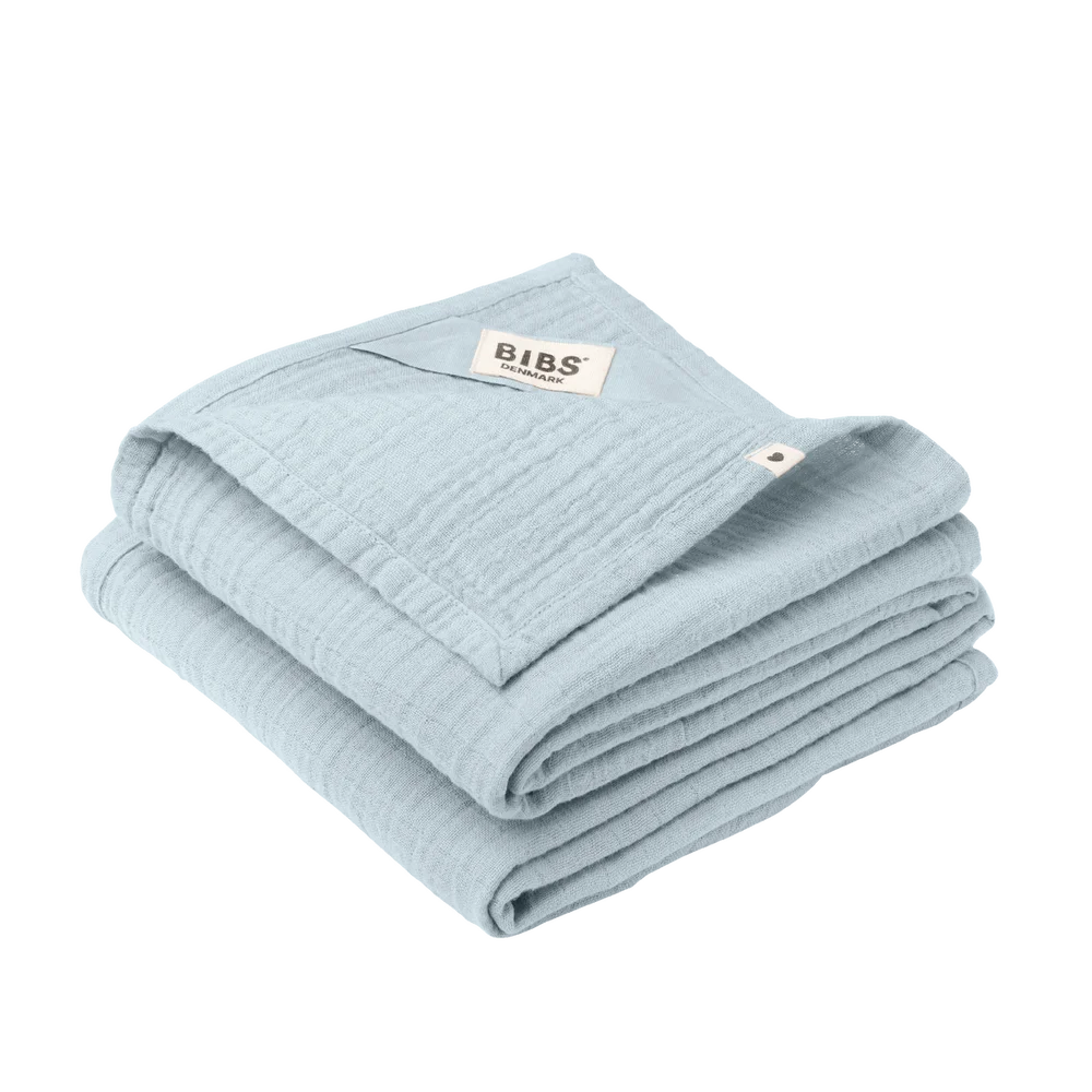BIBS Babyklut Baby Blue 70×70 cm – 2 pakk v:3707840