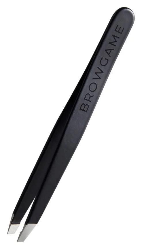 Browgame Cosmetics Signature Tweezer Slanted – Soft Touch Blackout v:7156388 Browgame Cosmetics Signature Tweezer Slanted – Soft Touch Blackout v:7156388