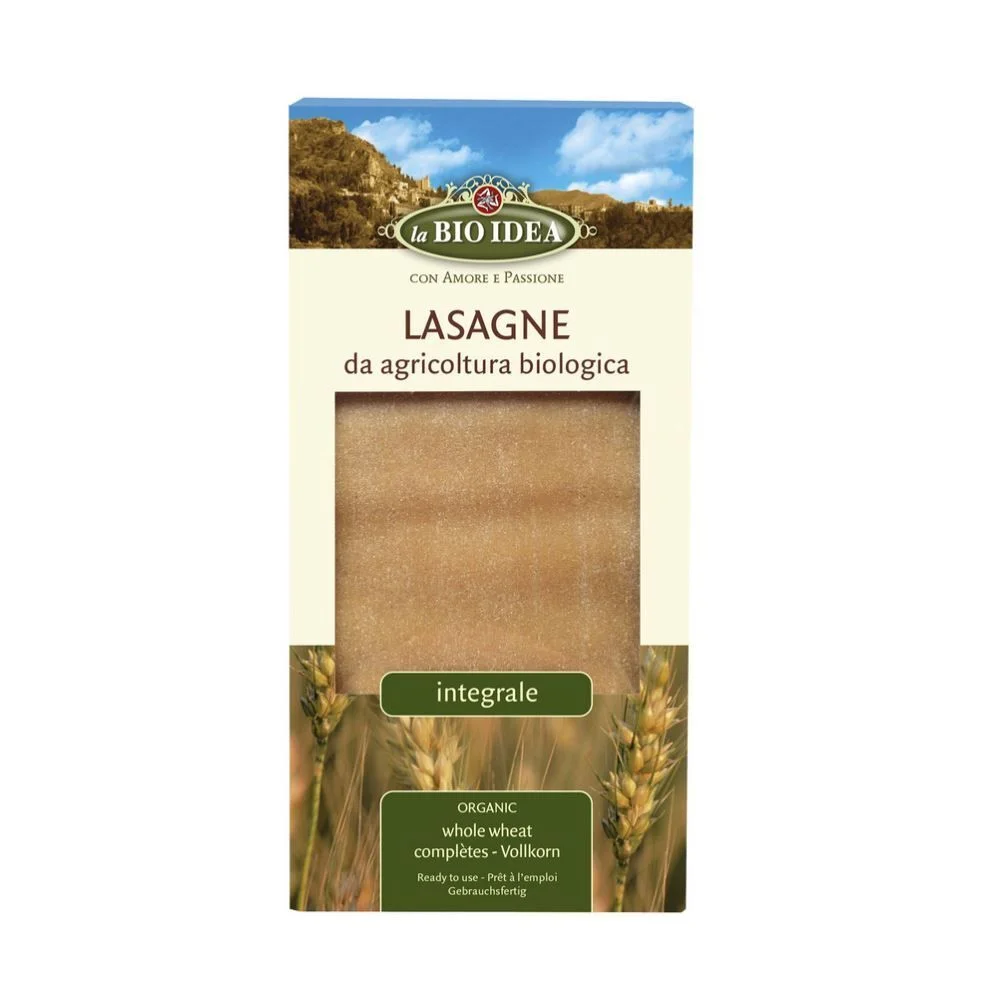 La Bio Idea Lasagneplater fullkorn Ø – 250 gr v:9839398 La Bio Idea Lasagneplater fullkorn Ø – 250 gr v:9839398