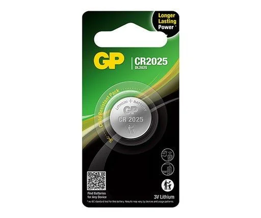 GP Lithium knappcelle CR2025 1-pk v:2205660