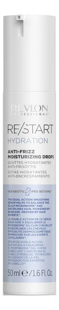 Revlon Professional Restart Hydration Anti-frizz Moisturizing Drops – 50 ml. v:7760484