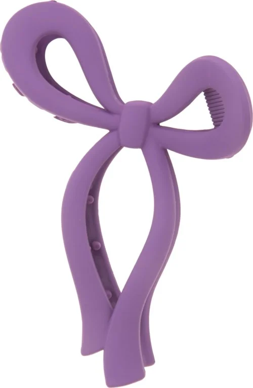 Dazzling Hair Clip Bow Electric Purple v:1915330
