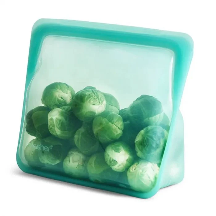 Stasher Stand Up Bag Aqua 20 x 18 x 9 cm v:9776234 Stasher Stand Up Bag Aqua 20 x 18 x 9 cm v:9776234