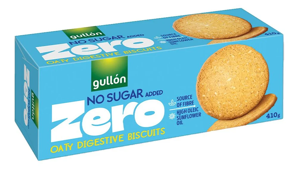 Gullon Gullon ZERO Oaty Digestive Biscuits uten tilsatt sukker – 410 g. v:8613243