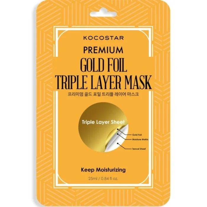 Kocostar Premium Gold Foil Triple Layer Mask v:7083759