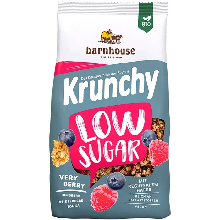 Barnhouse Müsli Med Bær Lavt Sukkerinnhold 375 g v:9197227