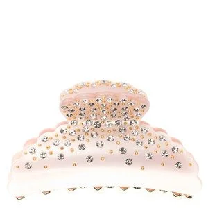 DARK Crystal Hair Claw Large Pale Rose v:3711973