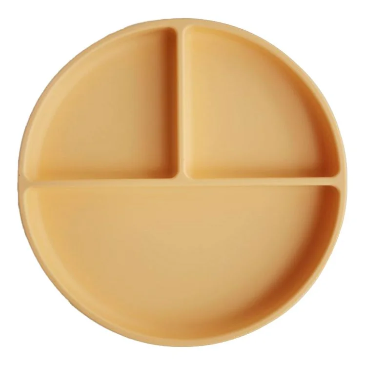 Mushie Silikone Tallerken Room Divided Daffodil - 1 stk. v:8431287