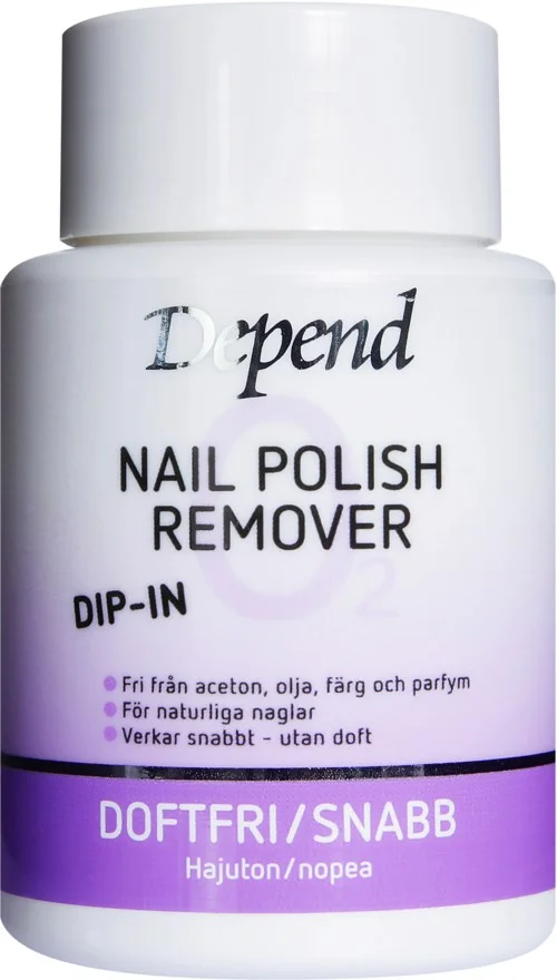 Depend O2 Dip-in Doftfri/Snabb Lila 75 ml v:5493436