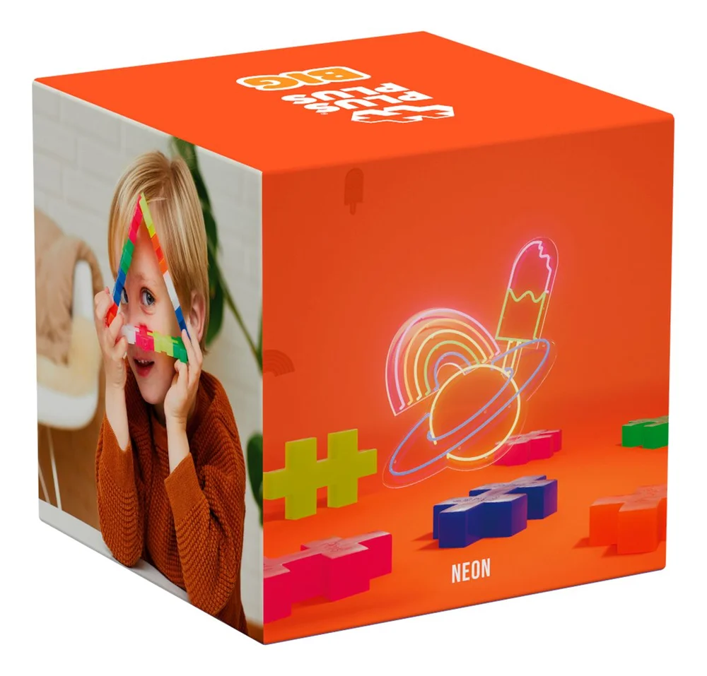 Plus-Plus BIG Neon Mix - 100 stk. v:1268937