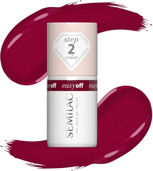SEMILAC Easy Off LED Light Gel Polish Cherry Coke v:2478789