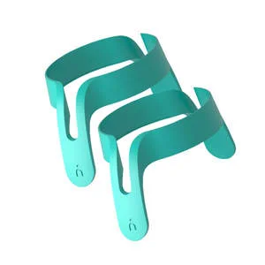 Nanobébé Detachable Handles for Flexy Silicone Baby Bottle Turquoise 2pcs v:1844674