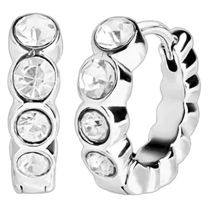 Muli Collection Lotus Huggies Silver v:7691809 Muli Collection Lotus Huggies Silver v:7691809