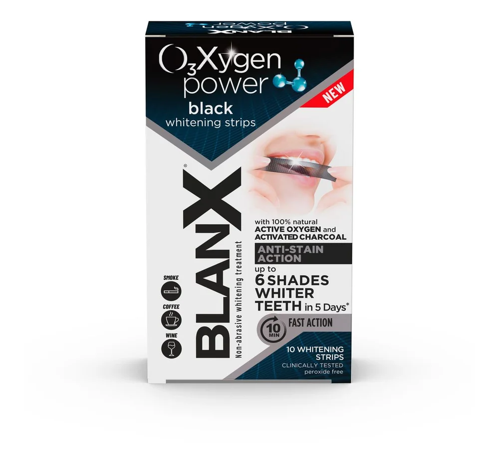 Blanx O3X Strips Black – 10 stk. v:5949646