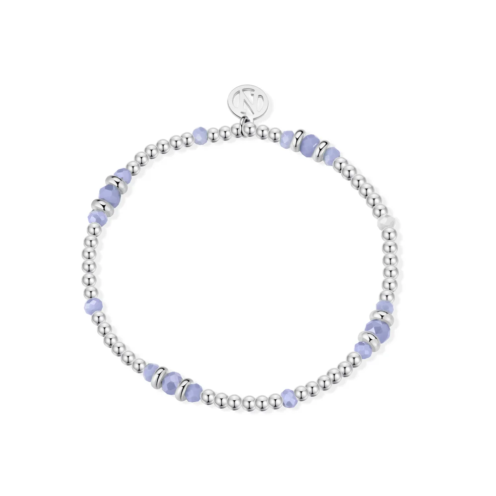 Nora Norway Elly El. Bracelet Silver Blue v:8100245 Nora Norway Elly El. Bracelet Silver Blue v:8100245