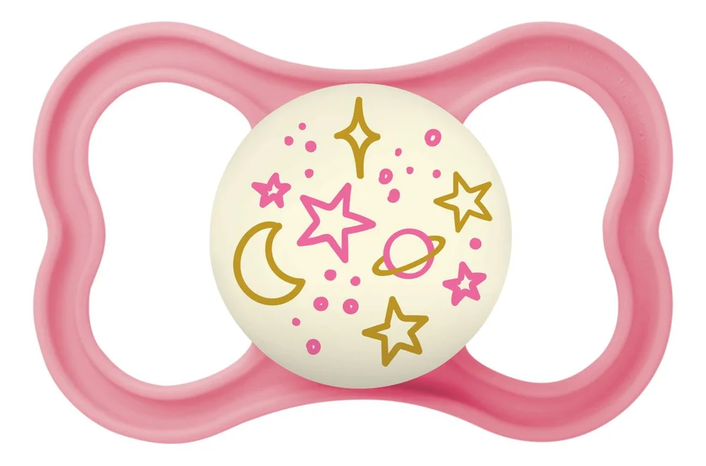 MAM Supreme Night Silikone Smokk 6-16 mnd. – Rosa v:1484403 MAM Supreme Night Silikone Smokk 6-16 mnd. – Rosa v:1484403