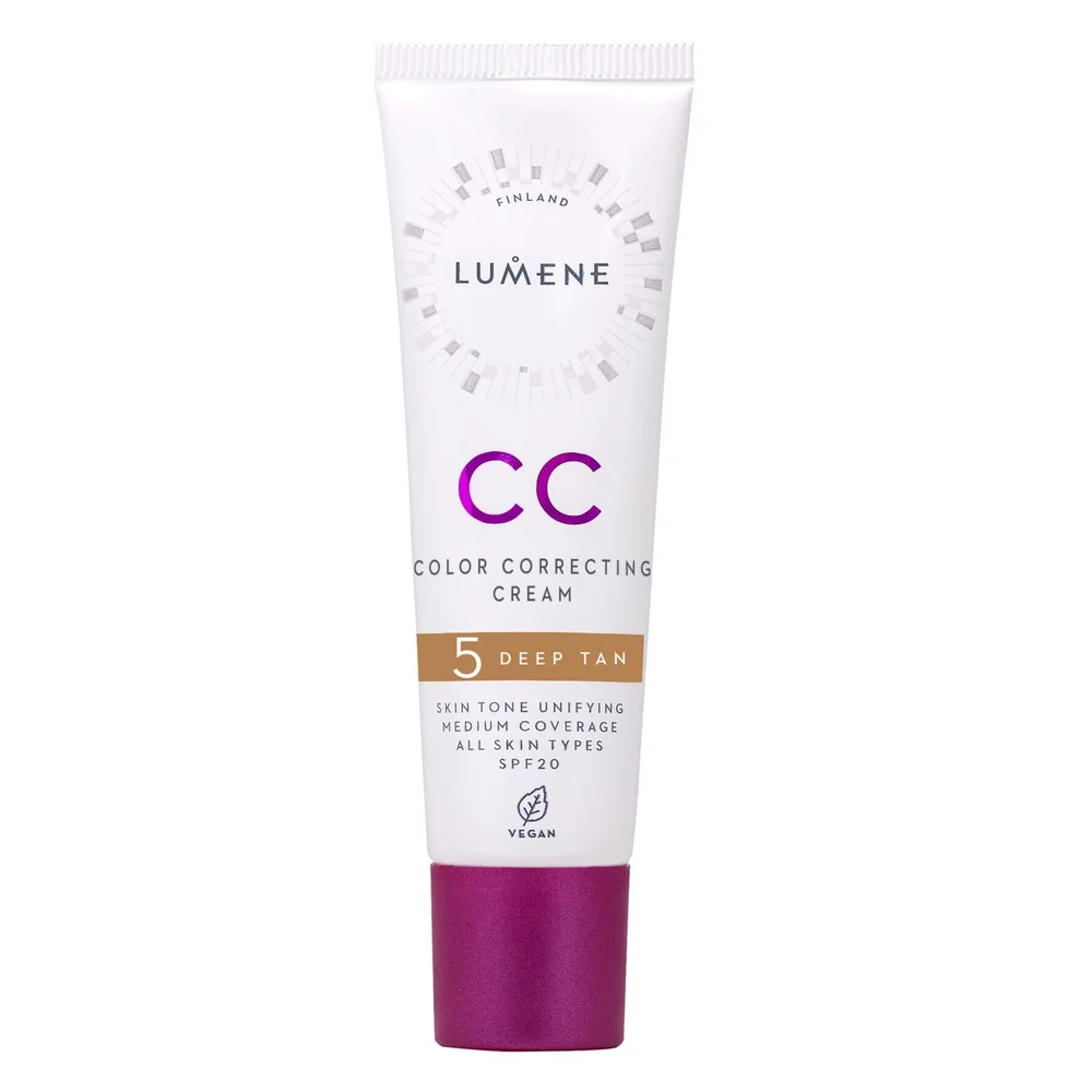 CC Color Correcting Cream SPF20 Foundation 5 Deep Tan – Lumene v:7383370