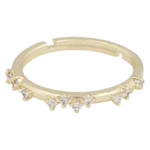 Snö Of Sweden Lorrie Crystal Ring Gold Clear Medium v:3535060