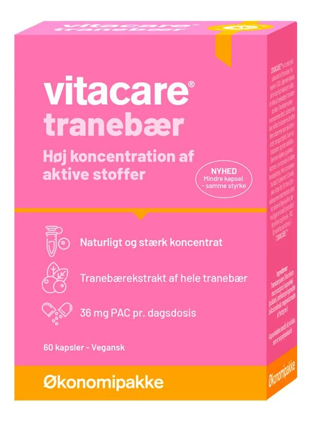 Vitacare Tranebær - 60 kaps. v:6732457
