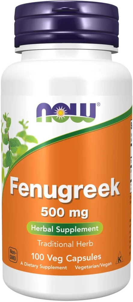 NOW Fenugreek 500Mg 100 stk v:1820411
