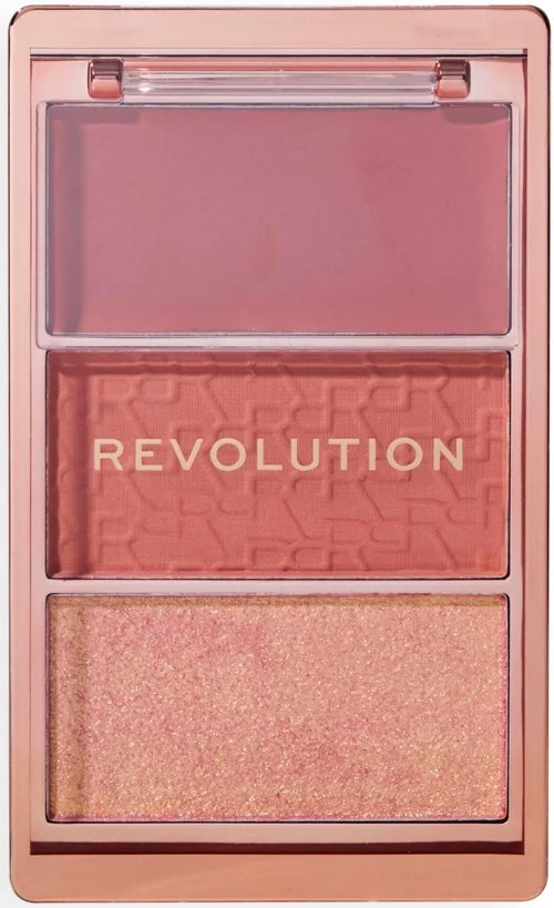 Revolution Beauty London Blush Icon Palette Aura Points Rose v:7260658