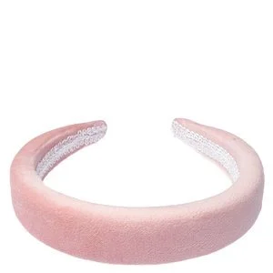 DARK Velvet Hair Band Broad Light Rose v:9977508