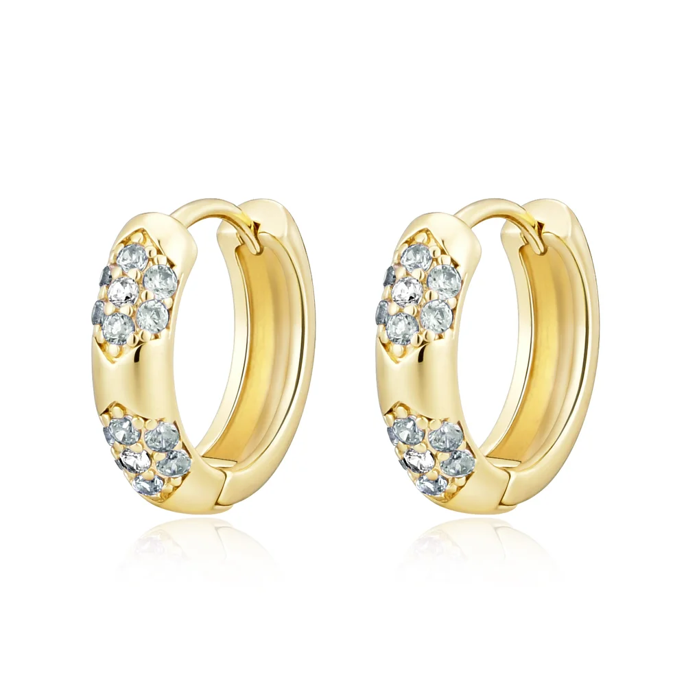 Nora Norway Mira Stone Ear Gold Aqua v:1847146 Nora Norway Mira Stone Ear Gold Aqua v:1847146