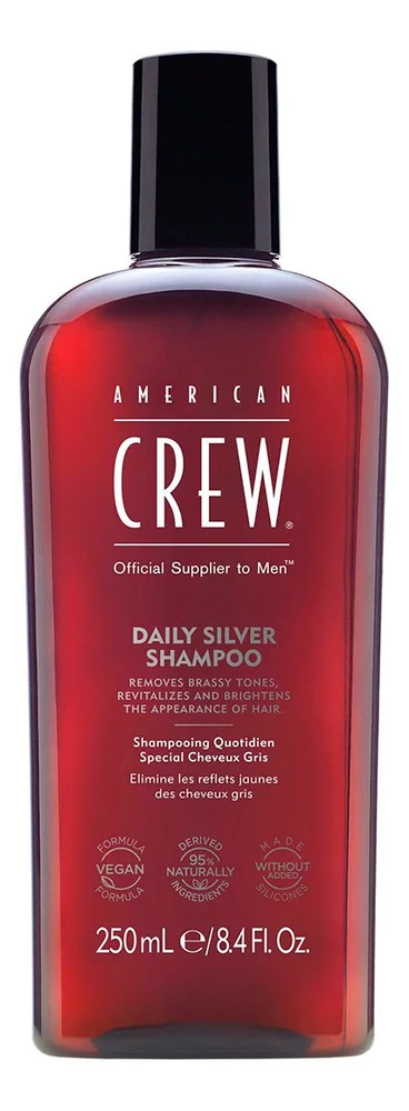 American Crew Hair & Body Daily Silver Shampoo - 250 ml. v:2893968
