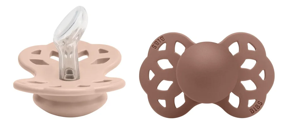 BIBS Infinity Silicone Anatomisk Blush/Woodchuck 2 pakk – Flere størrelser v:8393955 BIBS Infinity Silicone Anatomisk Blush/Woodchuck 2 pakk – Flere størrelser v:8393955