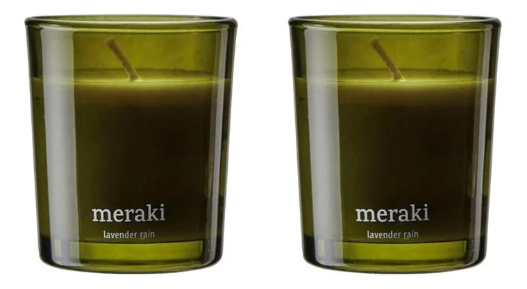 Meraki Duftlys Lavender Rain - 60 g. v:3769395