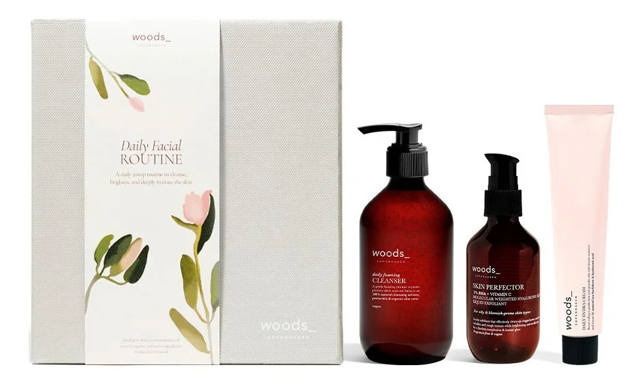 woods_ copenhagen Daily Facial Routine Gift Set - 1 sett v:3823652