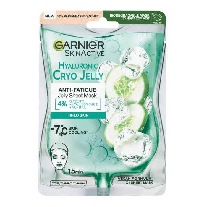 Garnier SkinActive Hyaluronic Cryo Jelly Sheet Mask for Face 28 g v:2702412 Garnier SkinActive Hyaluronic Cryo Jelly Sheet Mask for Face 28 g v:2702412