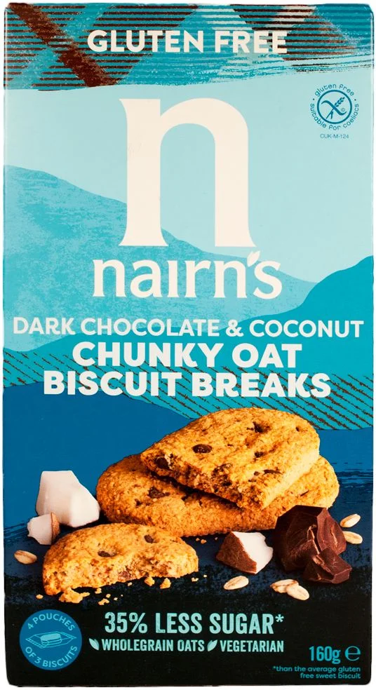 Nairn`s Havre & kokoskjeks – 160 g v:7162130 Nairn`s Havre & kokoskjeks – 160 g v:7162130
