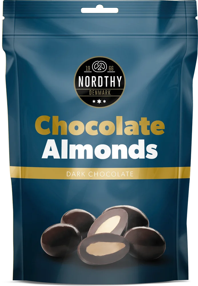 Nordthy Sjokolademandler, mørk sjokolade – 100 g v:6190956