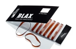 Blax Snag Free Hair Elastics Brown 8pcs v:2772922