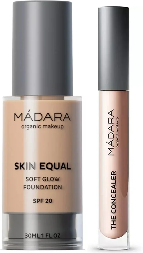 Mádara Bundle Skin Equal Foundation #20 Ivory 30ml & The Concealer #25 Latte 4ml v:4801799 Mádara Bundle Skin Equal Foundation #20 Ivory 30ml & The Concealer #25 Latte 4ml v:4801799