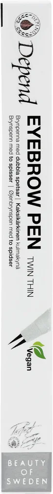 Eyebrow Pen Twin Thin Nord Softbrown - Depend v:7542119
