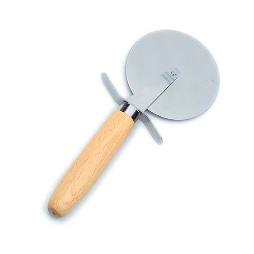 Pizzaskjærer 20 cm m. Skaft i Bøketre v:5165251