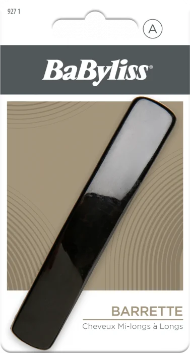 BaByliss hårspenne barrette sort 1 stk v:5206367