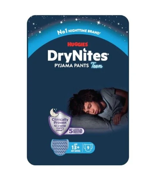 DryNites bleie gutt 13+ år (48-60 kg) 9 stk v:1636870