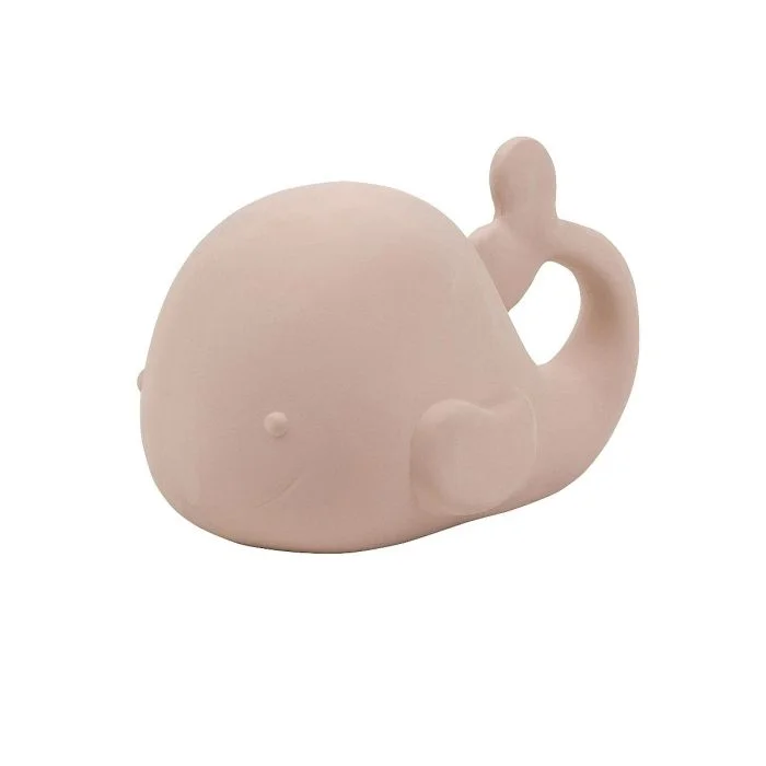 Nattou Rubber Hval badeleke, rosa. 11 cm v:1651850