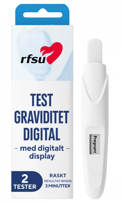 RFSU digital graviditetstest 2 stk | Tydelig svar v:6179743