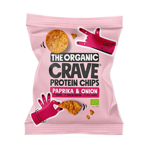 Veganske protein chips m. Paprika & løk Økologisk v:4810919