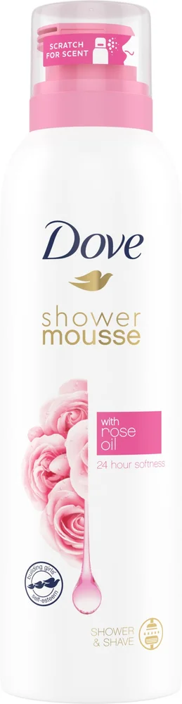 Dove Shower Mousse Rose Oil 200 ml v:3537255