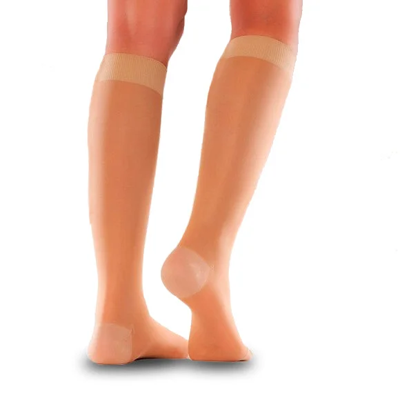 Nylon Knestrømpe Solbrun | L v:4701341