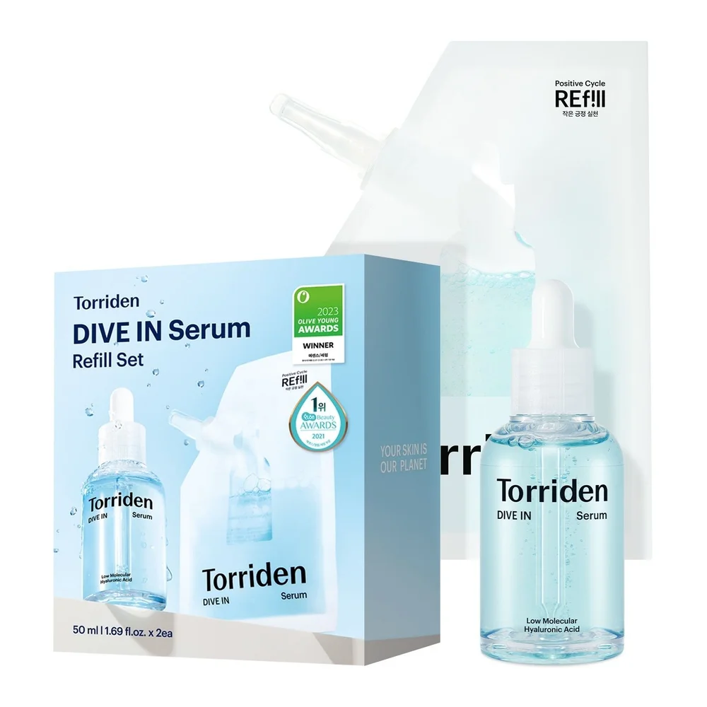 Torriden DIVE-IN Serum Refill Set – Miljøvennlig hudpleie v:2426181