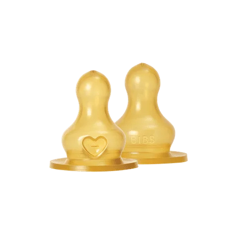 BIBS Baby Bottle Nipple Roundlateks Fast Flow 2 stk v:7390725
